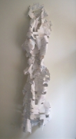 3 feet x 17 feet, sewn checks, 2010