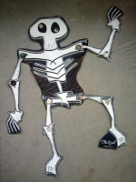27" x 30" x 1/2" sewn mixed media